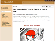 Tablet Screenshot of holdenshat.wikispaces.com