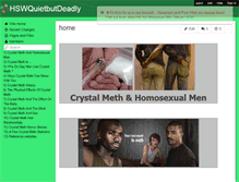 Tablet Screenshot of hswquietbutdeadly.wikispaces.com