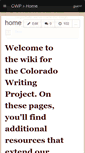 Mobile Screenshot of cwp-summer.wikispaces.com