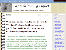 Tablet Screenshot of cwp-summer.wikispaces.com