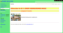 Desktop Screenshot of eikerbiologi.wikispaces.com