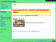 Tablet Screenshot of eikerbiologi.wikispaces.com