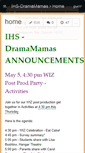Mobile Screenshot of ihs-dramamamas.wikispaces.com