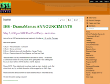 Tablet Screenshot of ihs-dramamamas.wikispaces.com