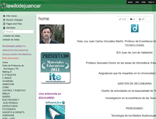 Tablet Screenshot of lawikidejuancar.wikispaces.com