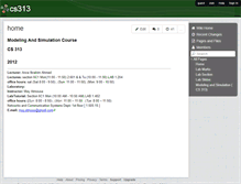 Tablet Screenshot of cs313.wikispaces.com