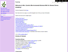 Tablet Screenshot of cunhaenvirosci.wikispaces.com