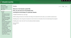 Desktop Screenshot of disasteropedia.wikispaces.com